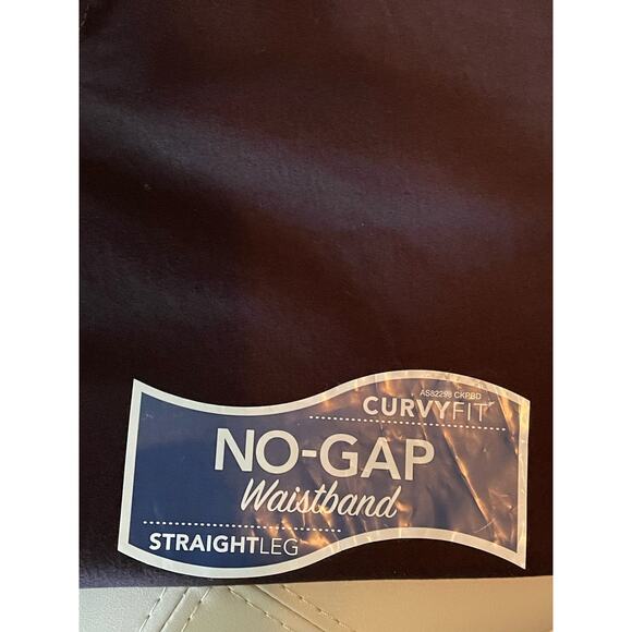 Lee Curvy Fit Brown Straight Leg Pant size 10 New with Tags - Picture 8 of 9